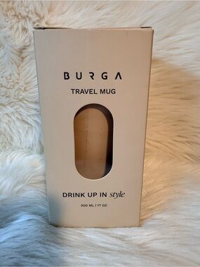 FREE SHIPPING! BURGA Travel Mug - Sand Nude 17oz